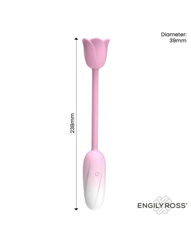 Florae Huevo Vibrador con Rosa Estimuladora