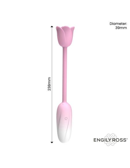 Florae Huevo Vibrador con Rosa Estimuladora