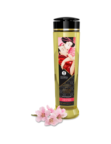Shunga - passion aceite de masaje erótico flor de cerezo 240 ml