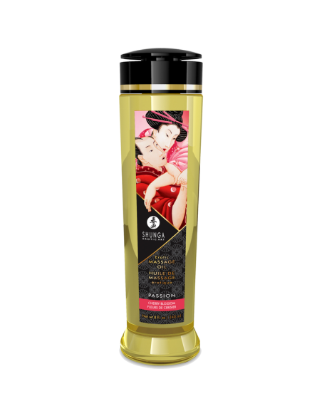 Shunga - passion aceite de masaje erótico flor de cerezo 240 ml