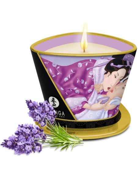 Shunga - massage candle vela de masaje con aceite caliente flor de cerezo 170 ml