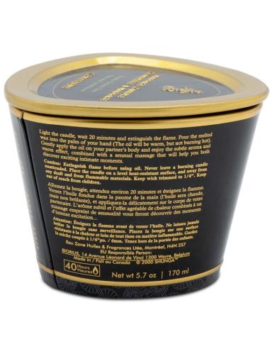 Shunga - massage candle vela de masaje con aceite caliente flor de cerezo 170 ml