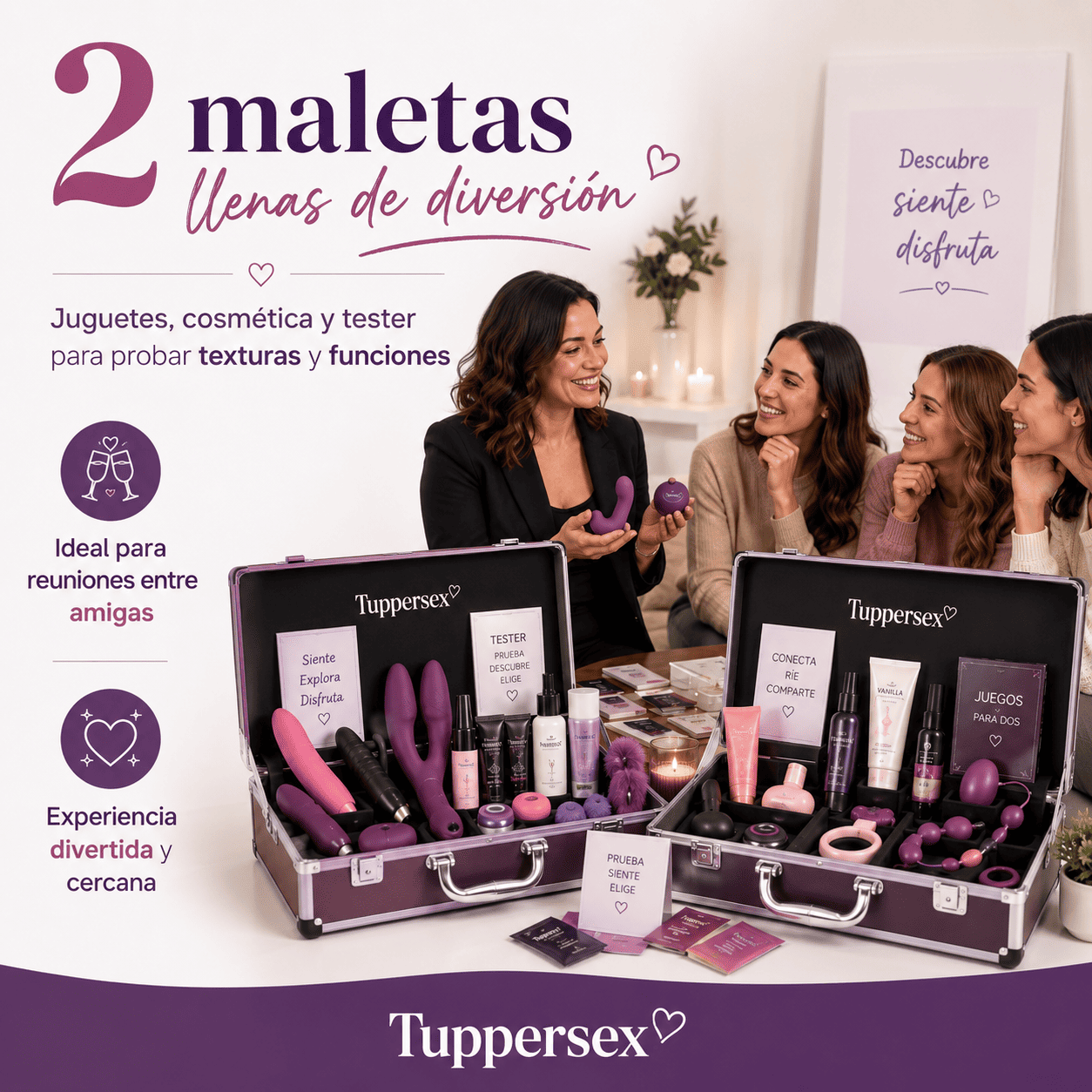 Cómo funciona una reunión Tuppersex en Madrid para móvil